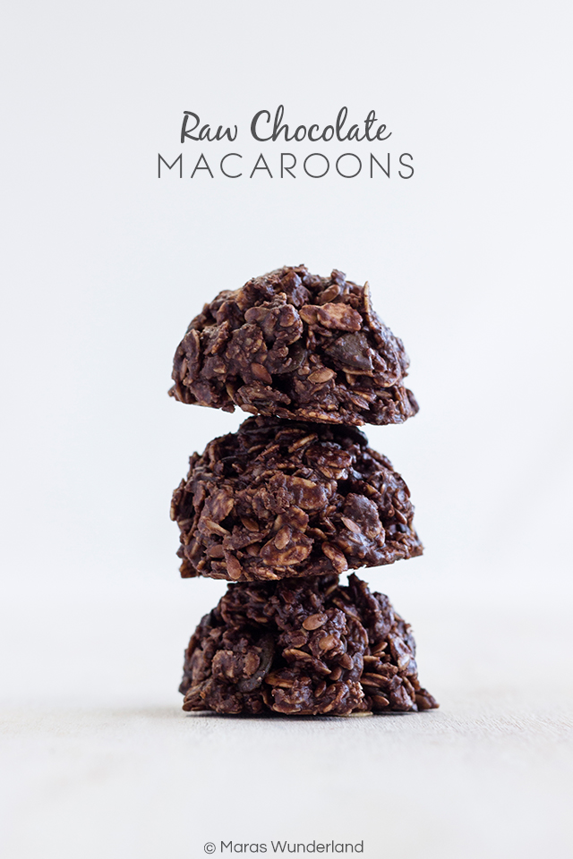 Raw Chocolate Macaroons