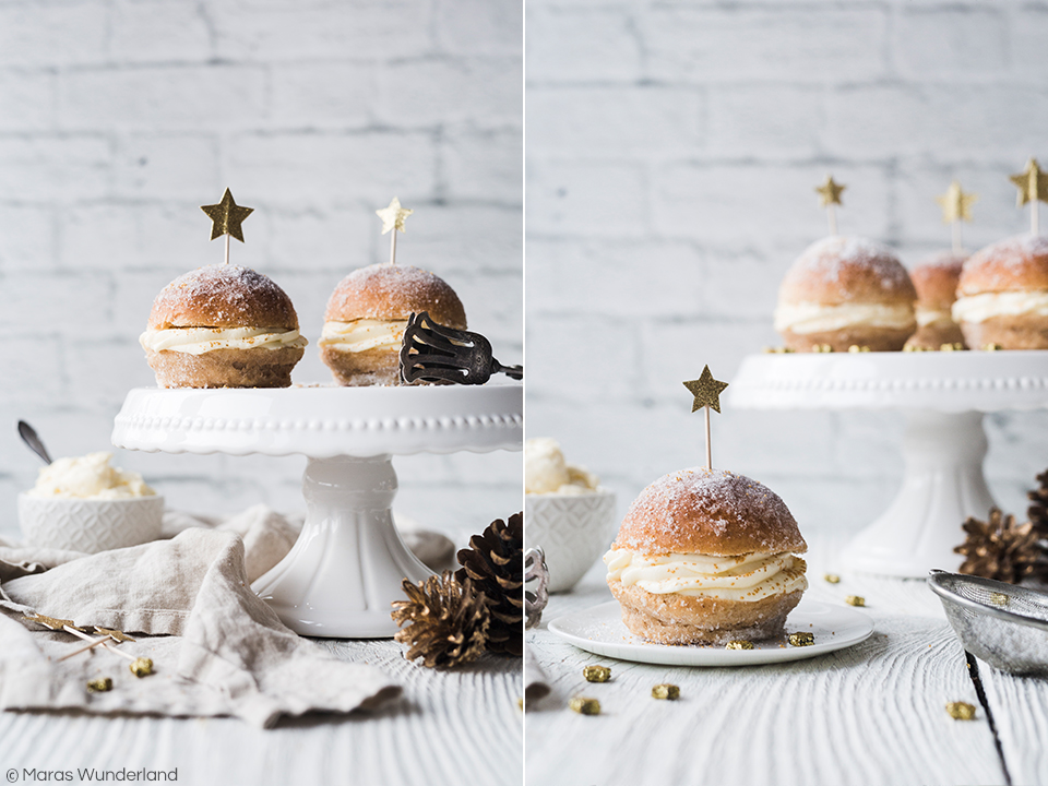 Ein Herz für Klassiker: Ofen-Berliner mit Champagnercreme zu Silvester ...