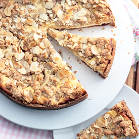 Marmeladen-Streusel-Käsekuchen