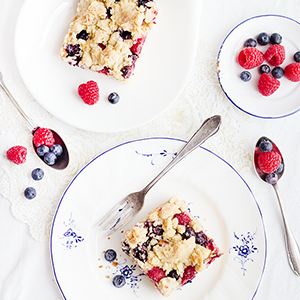 Beeren-Streusel-Kuchen