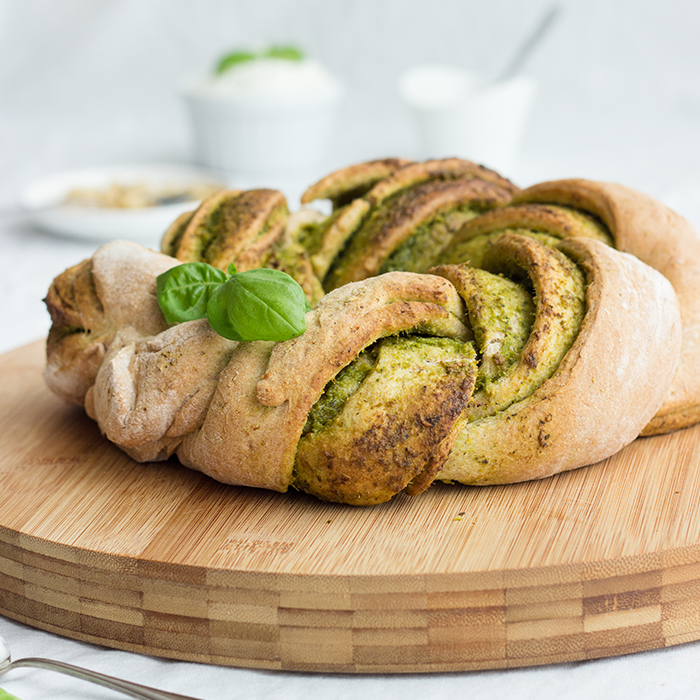 Pesto-Brot-Kranz