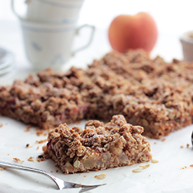 Pfirsich-Streusel-Schnitten