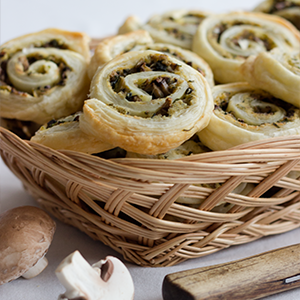 Pilz-Zucchini-Schnecken