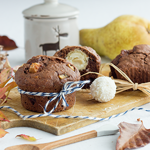 Schoko-Birnen-Muffins