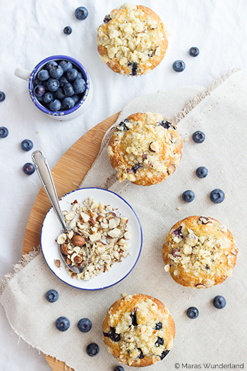 Blaubeer-Nuss-Muffins