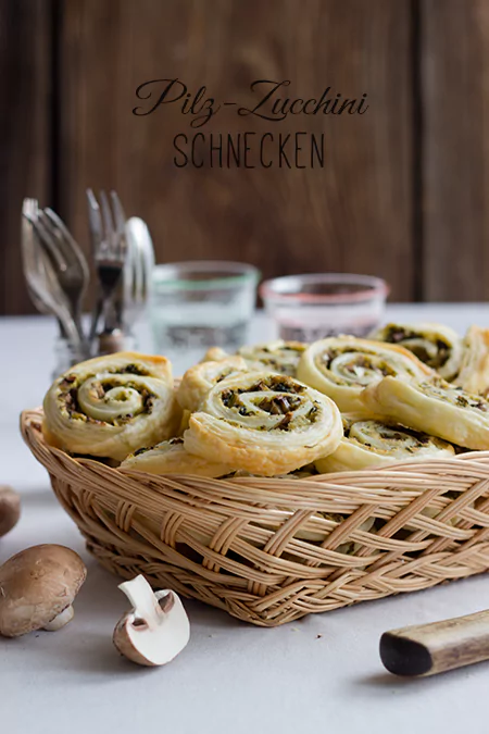 Pilz-Zucchini-Schnecken