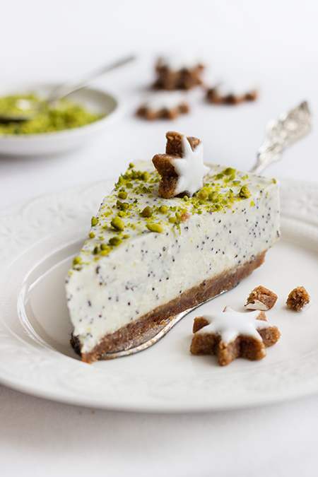 Mohn-Zimtstern-Torte