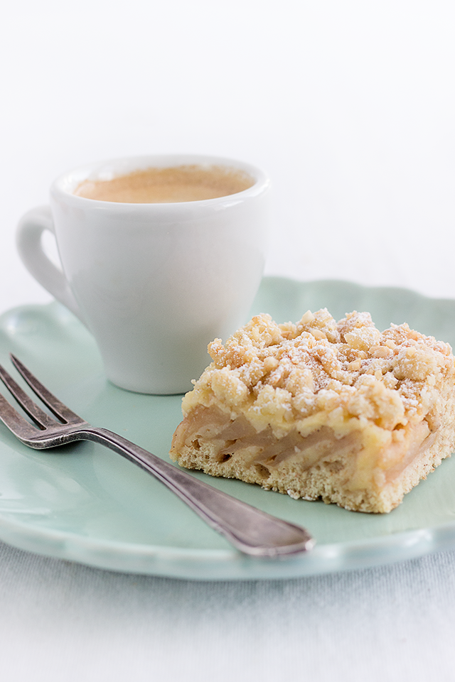 Apfel-Pudding-Kuchen