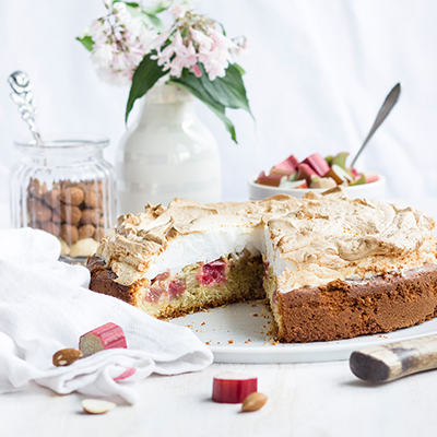 Rhabarber-Baiser-Kuchen