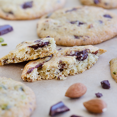 Chocolate Chip Cookies Pistazie & Mandel