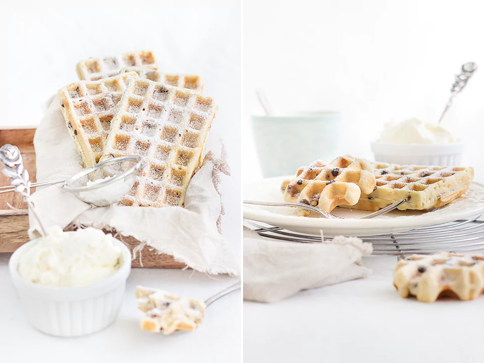 Schoko-Walnuss-Waffeln