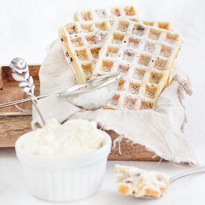 Schoko-Walnuss-Waffeln