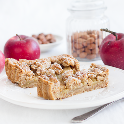 Apfel-Haselnuss-Tarte