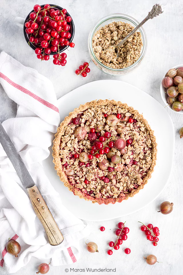 Johannisbeer-Stachelbeer-Tarte