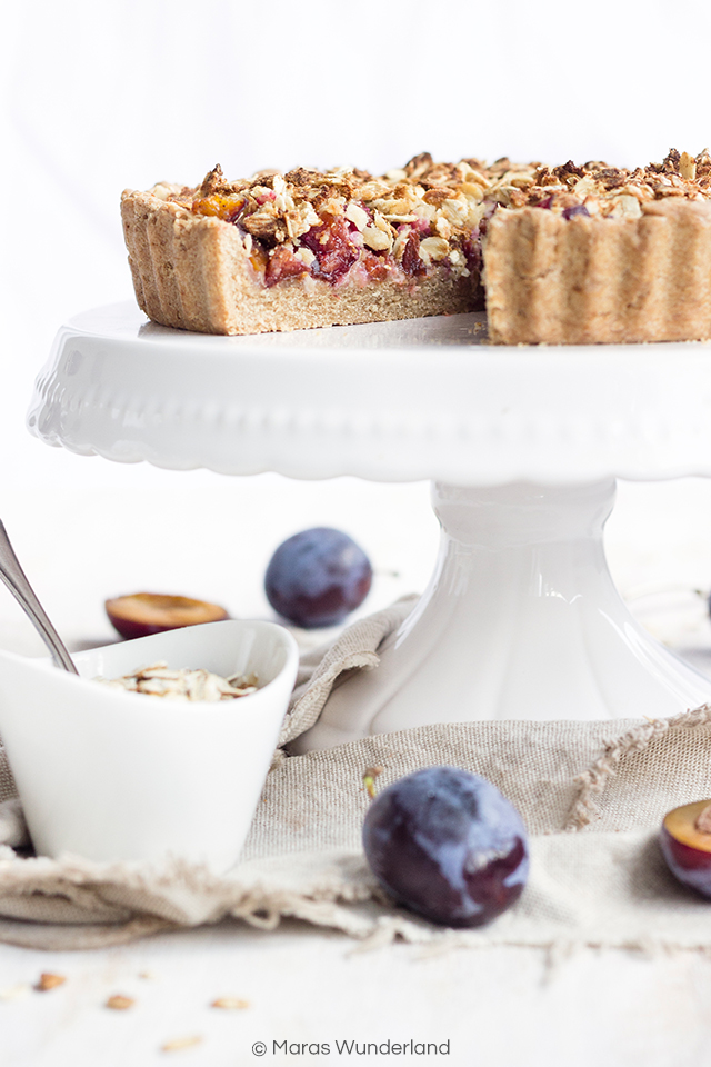 Vegane Zwetschgen-Zimt-Tarte