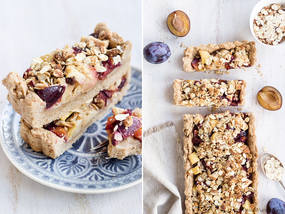 Vegane Zwetschgen-Zimt-Tarte