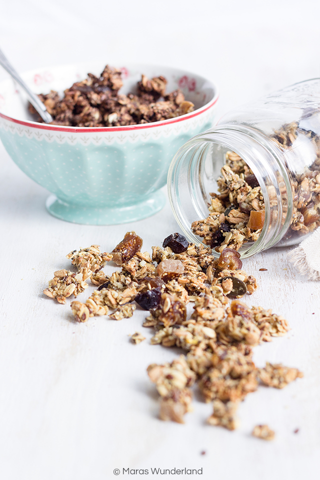 Selbstgemachte, gesunde Granola