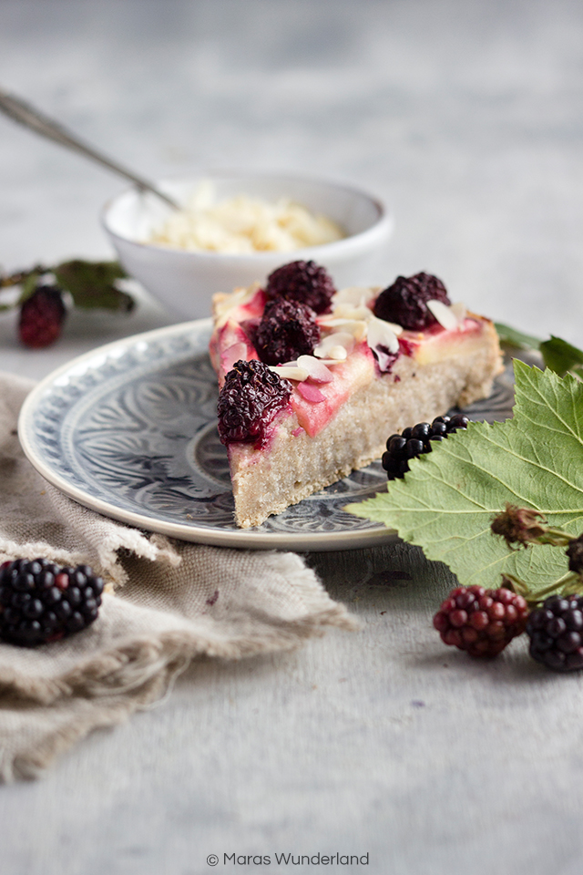 gesunder Brombeer-Apfelkuchen