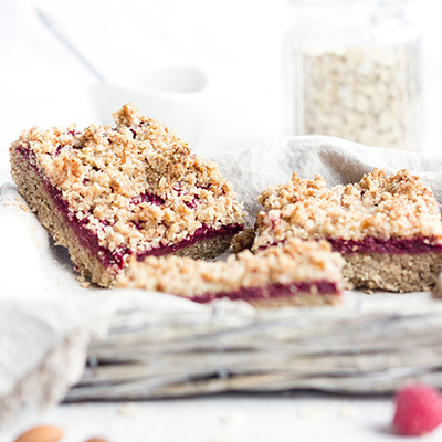 Himbeer-Chia-Streuselkuchen