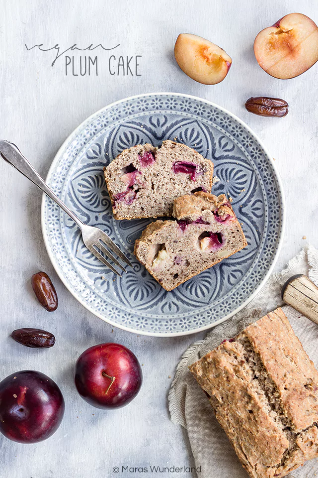 Veganer Pflaumenkuchen