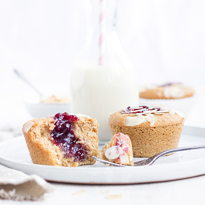 Gesunde Marmeladen-Muffins