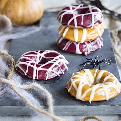 vegane Halloween Donuts