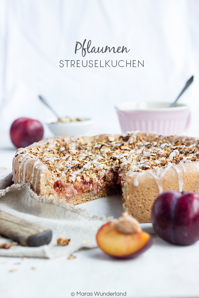 Veganer Pflaumen-Streuselkuchen