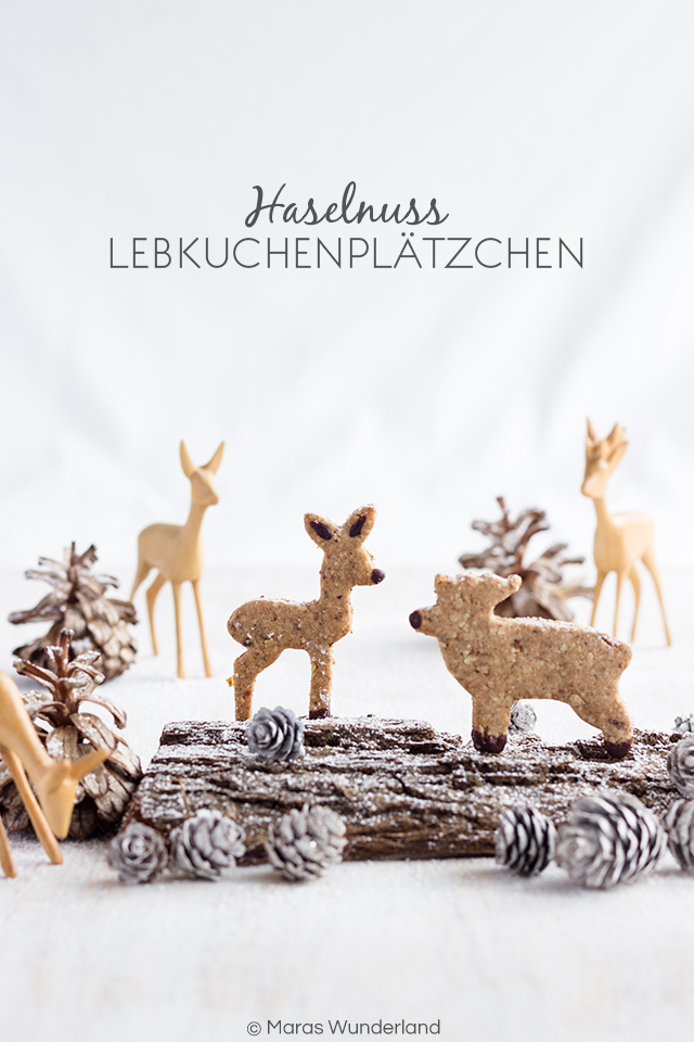 Gesunde Lebkuchenplätzchen mit Haselnüssen