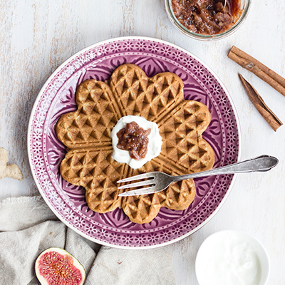 Lebkuchen-Waffeln