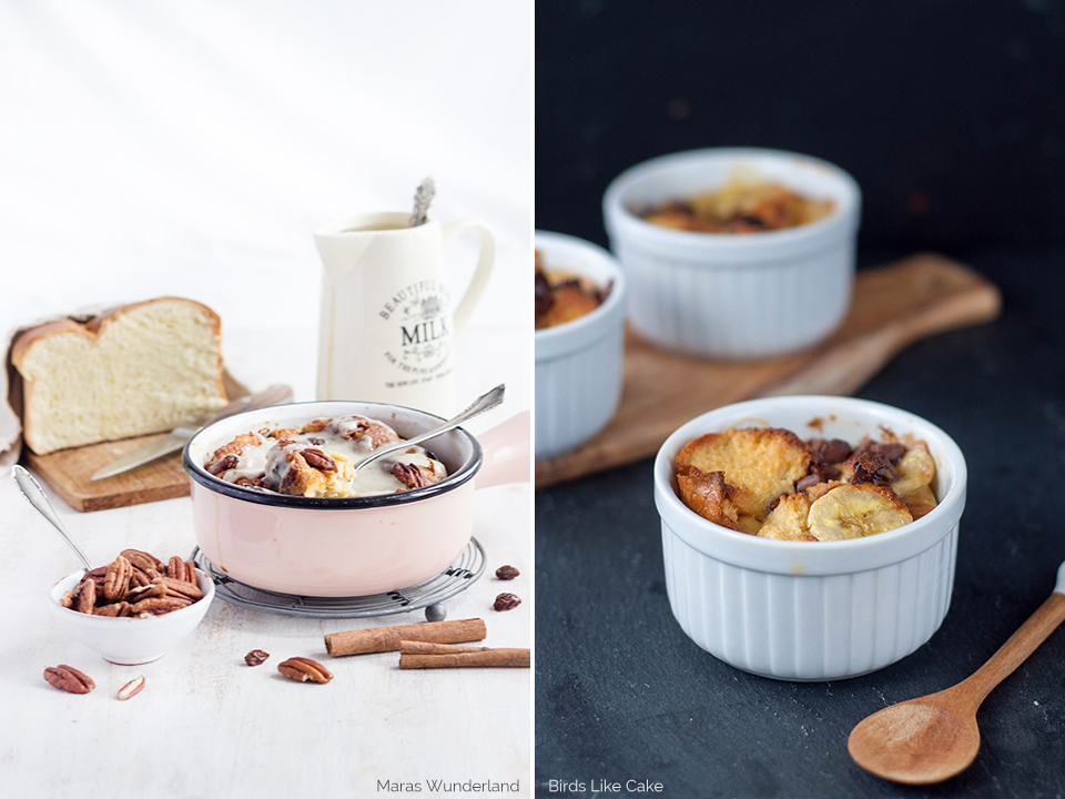 Bread Pudding with Pecan Nuts