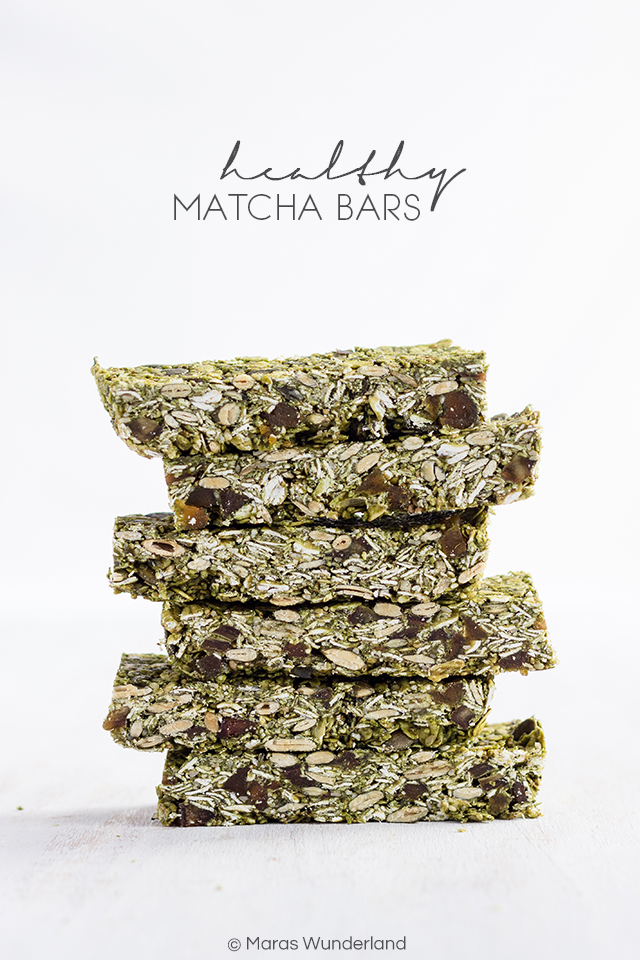 Healthy Matcha Bars