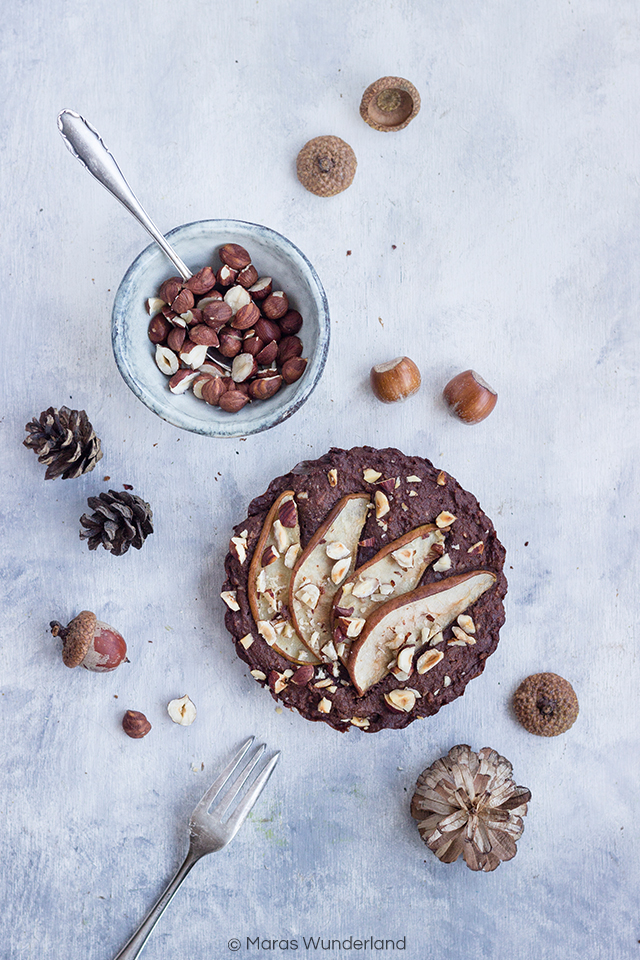 gesunde Birnen-Schoko-Tartelettes