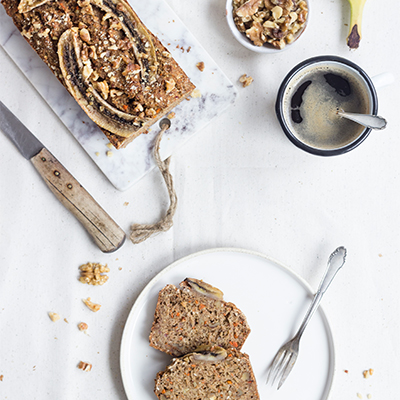 Healthy Carrot Banana Bread