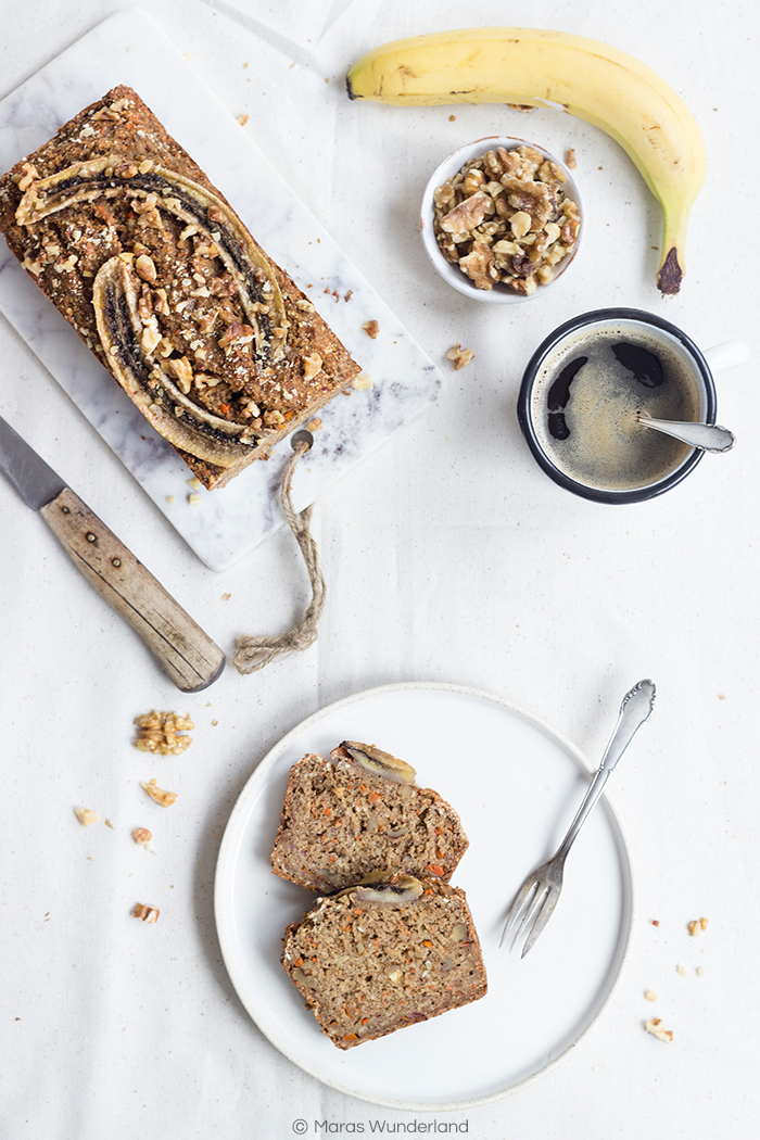 Healthy Carrot Banana Bread