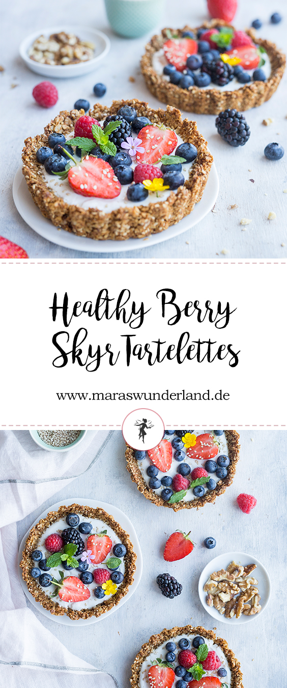 Healthy Berry Skyr Tartelettes • from Maras Wunderland