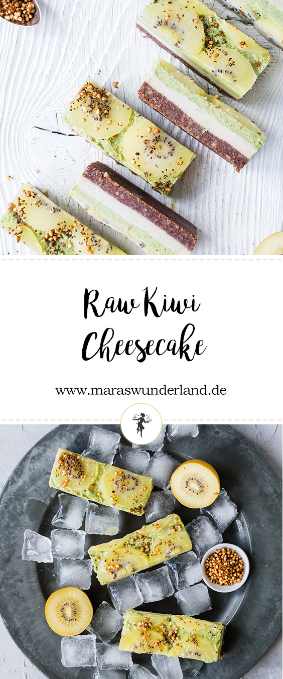 Healthy Raw Kiwi Cheesecake • from Maras Wunderland