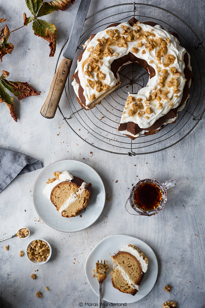 Ein Herz für Klassiker - Kanada: Maple Cake mit karamellisierten Walnüssen