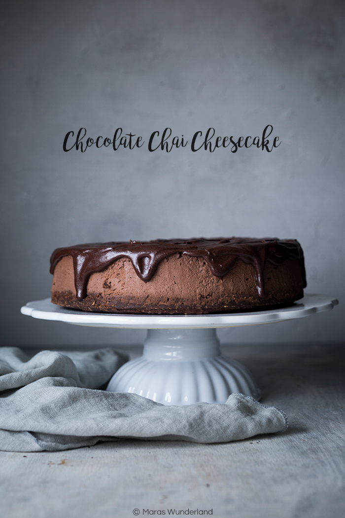 Chocolate Chai Cheesecake