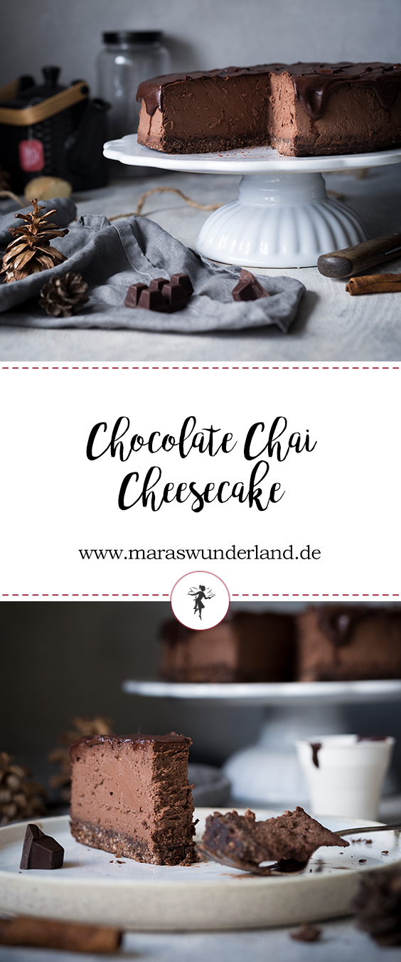 Chocolate Chai Cheesecake