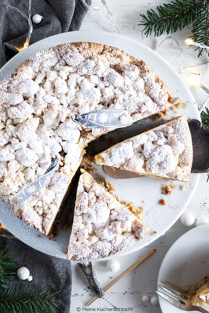 Winter-Apfelkuchen mit Marzipan