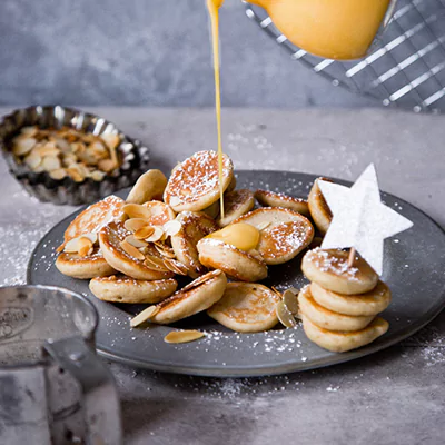 Poffertjes mit Eierlikör