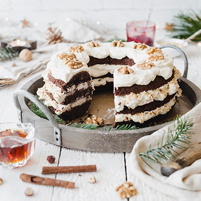 Weihnachtlicher Gewürzkranz