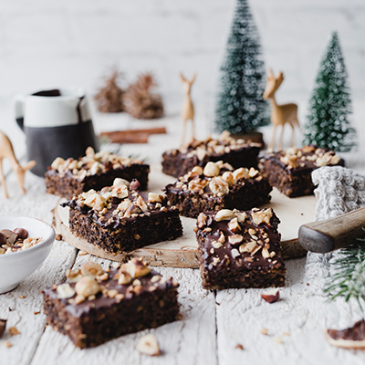 Weihnachtliches Schokoladenbrot