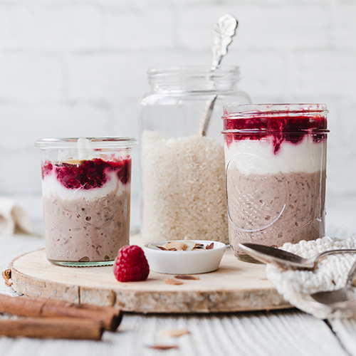 Gesunder (Protein-)Milchreis to go