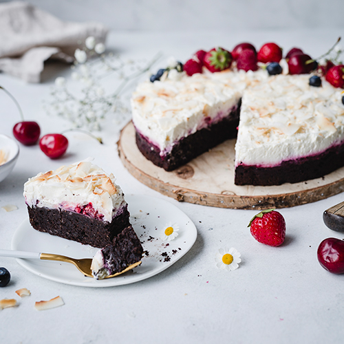 Glutenfreie Beeren-Schokotorte