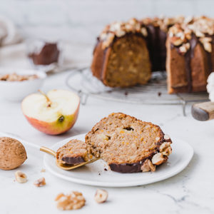 Gesünderer Apfel-Kürbiskuchen