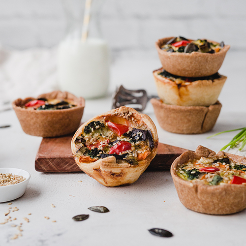 Gesündere Mini-Quiches