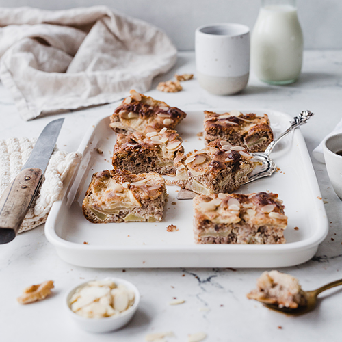 Glutenfreier & gesunder Apfel-Mandel-Kuchen