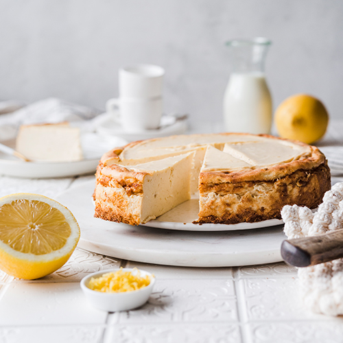 Lower Carb & gesünderer Käsekuchen ohne Boden