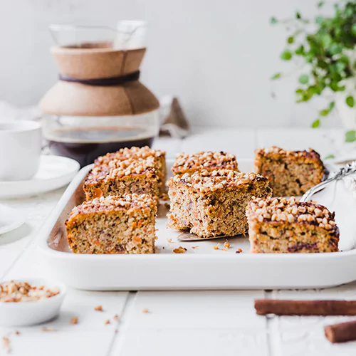 Artgerechter, gesunder Karottenkuchen
